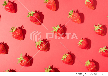 Pattern of red sweet ripe juicy strawberries. Pattern of red sweet ripe juicy strawberries. 77819079