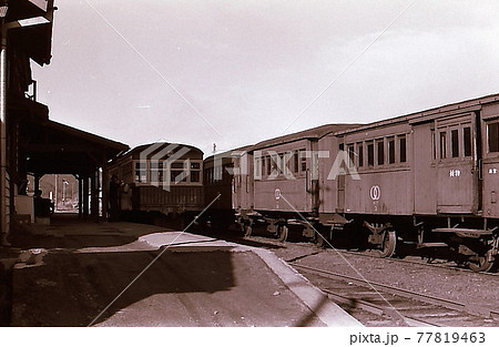 昭和45年　現役時代の加悦鉄道　加悦駅　京都府 77819463