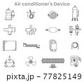 Icon packs of Air conditioner's device 77825149