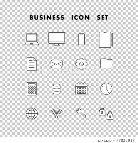 Business icon set Business icon set 77825917