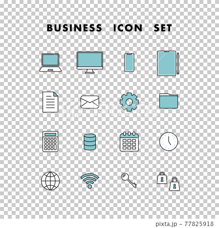 Business icon set Business icon set 77825918
