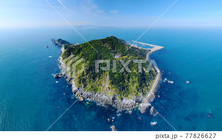 空から見る、三重県鳥羽市「神島」 77826627