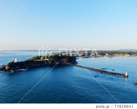空から見る、三重県志摩市「安乗埼」 77826641