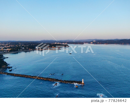 空から見る、三重県志摩市「安乗埼」 77826642