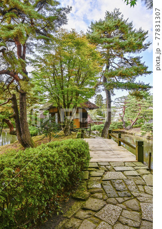 国指定名勝　会津松平氏庭園　御薬園（会津若松市） 77831307