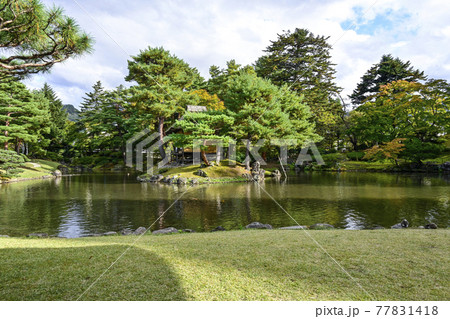 国指定名勝　会津松平氏庭園　御薬園（会津若松市） 77831418