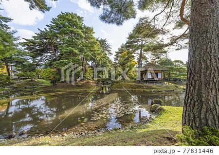 国指定名勝　会津松平氏庭園　御薬園（会津若松市） 77831446