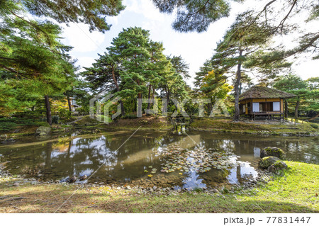 国指定名勝　会津松平氏庭園　御薬園（会津若松市） 77831447