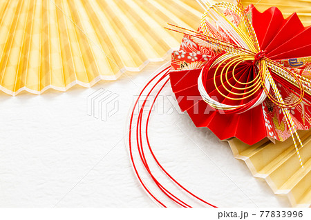 お正月飾り 和風背景素材 お正月飾り 和風背景素材 77833996