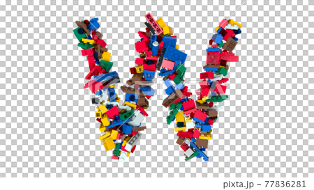 Shuffled Colored Bricks Building Blocks Typeface Text W Shuffled Colored Bricks Building Blocks Typeface Text W 77836281