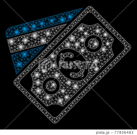 Flare Mesh 2D Money with Flare Spots 77836483