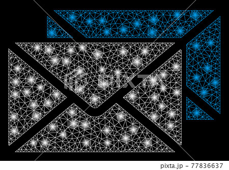 Glowing Mesh Carcass Mail Envelopes with Flash Spots Glowing Mesh Carcass Mail Envelopes with Flash Spots 77836637