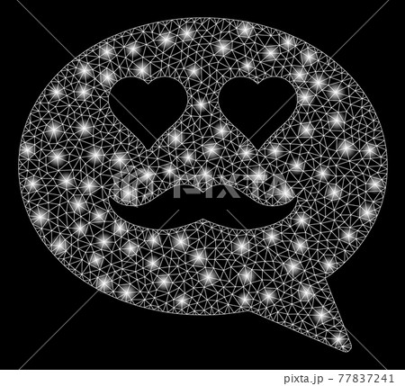 Flare Mesh Carcass Lover Smiley Message with Flare Spots Flare Mesh Carcass Lover Smiley Message with Flare Spots 77837241