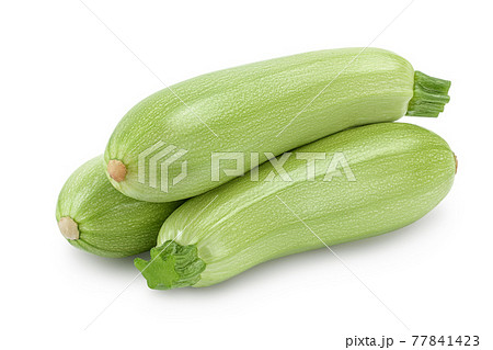 zucchini or marrow isolated on white background with clipping path and full depth of field zucchini or marrow isolated on white background with clipping path and full depth of field 77841423