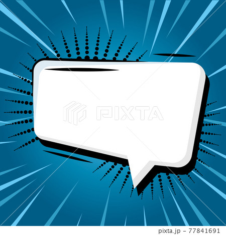 Isolated comic speech Chat bubble 77841691