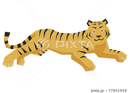 虎 シンプル のイラスト素材