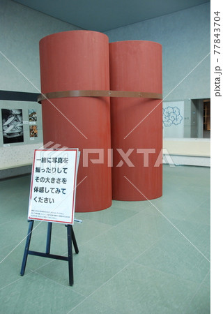 再現された宇豆柱の模型（出雲県立古代出雲歴史博物館／島根県出雲市大社町杵築東99番地4） 77843704