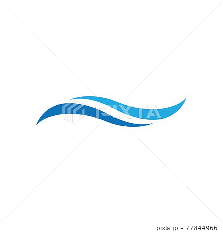 Water Wave symbol and icon Logo Template 77844966