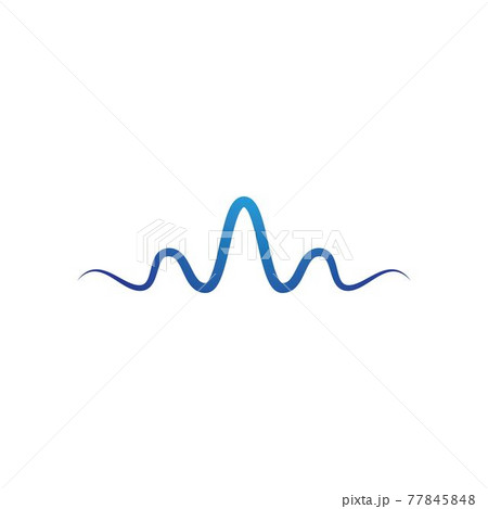 sound wave music logo 77845848