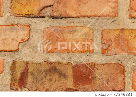 Background of the old red brick wall Background of the old red brick wall 77846831