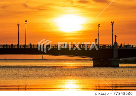 釧路の夕日 釧路の夕日 77848630