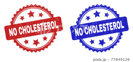 NO CHOLESTEROL Rosette Watermarks with Distress Surface NO CHOLESTEROL Rosette Watermarks with Distress Surface 77849126