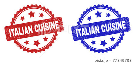 ITALIAN CUISINE Rosette Watermarks with Unclean Surface 77849708