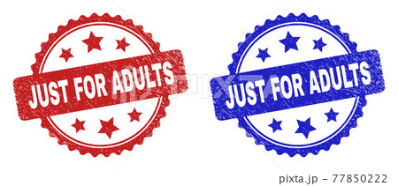 JUST FOR ADULTS Rosette Stamps with Corroded Style JUST FOR ADULTS Rosette Stamps with Corroded Style 77850222