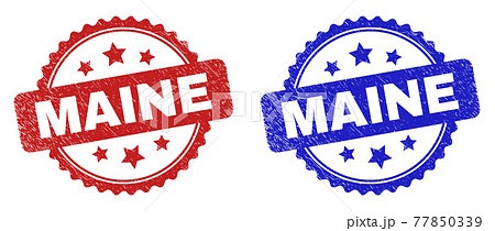 MAINE Rosette Seals Using Distress Texture 77850339