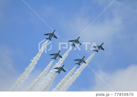 千歳基地航空祭のブルーインパルス 77850670