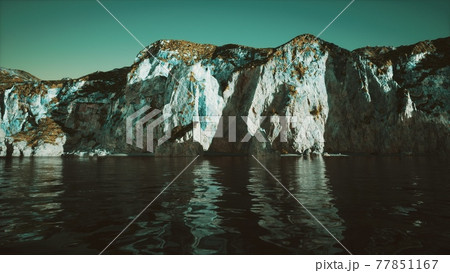 stone cliff at coastline in Portugal stone cliff at coastline in Portugal 77851167