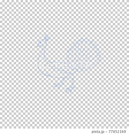 くじゃく座・星座絵・南天の星座 77852169