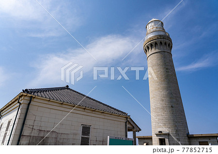 山口県下関市　角島灯台公園と灯台 77852715