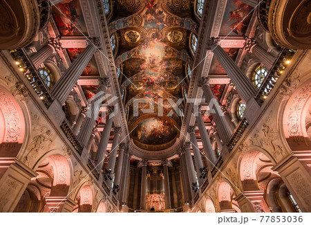 Interiors and details of the Royal Chapel, Versailles, France Interiors and details of the Royal Chapel, Versailles, France 77853036