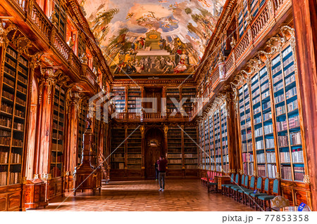 Library of Strahov monastery, Prague, czech republic 77853358