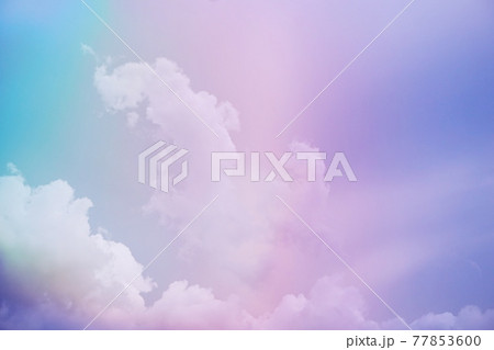 sky and clouds  abstract natural background with color filters 77853600