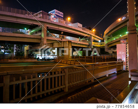 一ノ橋ジャンクション　夜景 77854658