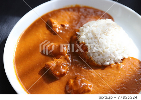 シンプルな柔らかお肉のバターチキンカレー 77855524