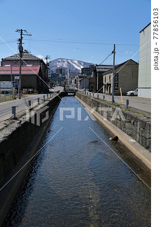 小樽の街並み「寿司屋通り・大正硝子館」（北海道小樽市） 77856103