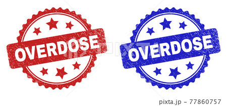 OVERDOSE Rosette Watermarks with Grunge Surface OVERDOSE Rosette Watermarks with Grunge Surface 77860757