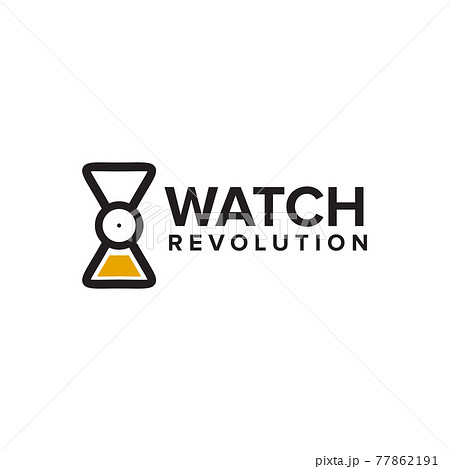 Sand Watch logo design templateのイラスト素材 [77862191] - PIXTA