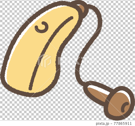 補聴器　かわいいイラスト 77865911