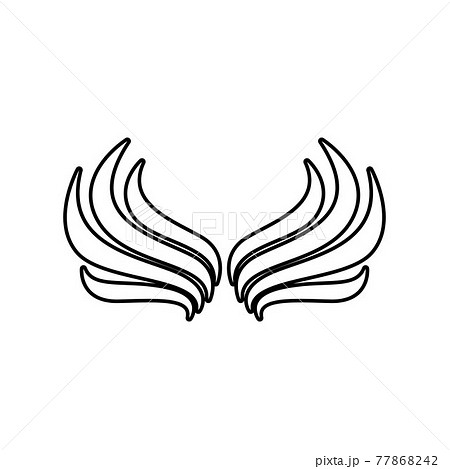 Falcon wing  Logo Template vector 77868242