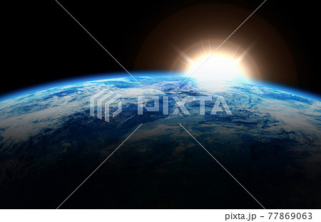 地球　背景素材 77869063