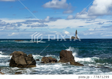 【北海道】余市町 ローソク岩 【北海道】余市町 ローソク岩 77871299