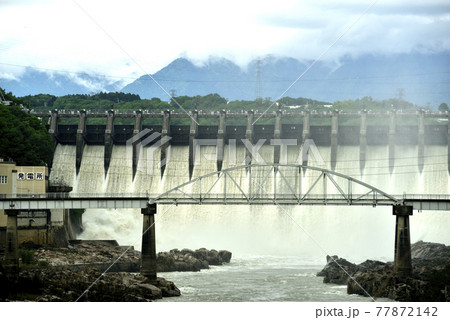 大井ダム放流 77872142