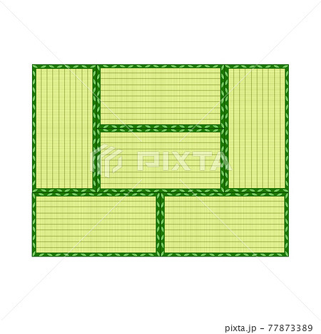 畳6枚 6畳 のイラスト素材