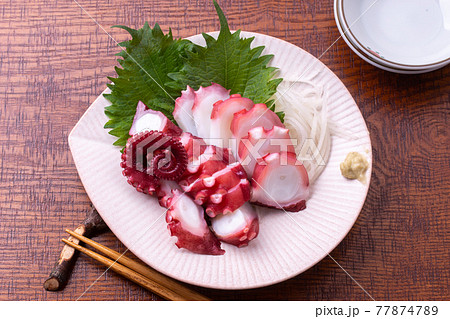 たこの刺身 77874789