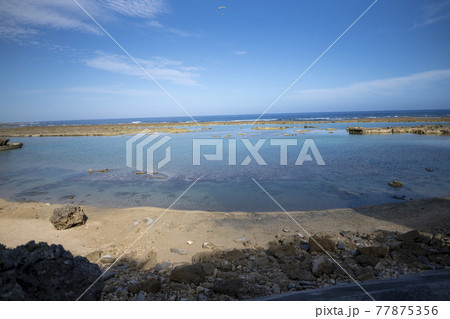 沖縄 玻名城ビーチ 沖縄 玻名城ビーチ 77875356