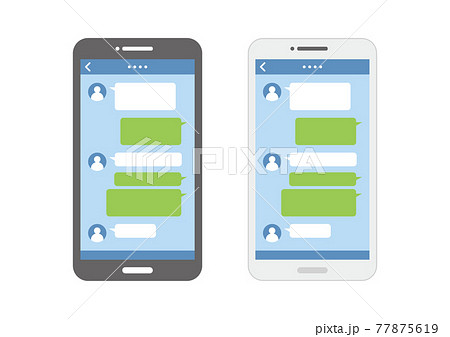 スマートフォン SNS画面 77875619